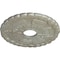 Ekena Millwork Kendall Train Station Medallion (Canopies up to 3 7/8"), 18 1/2"OD x 3 7/8"ID x 1"P, Flash Gold CM18KDFLS - alternate 3